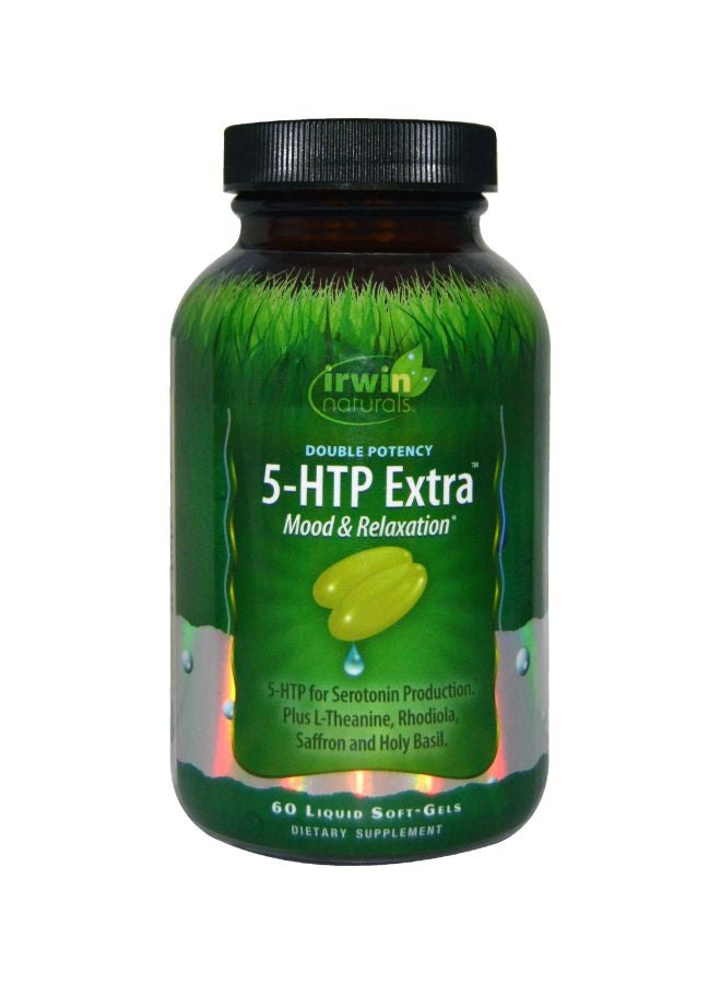 5-HTP Extra Mood And Relaxation Dietary Supplement - 60 Liquid Soft-Gels