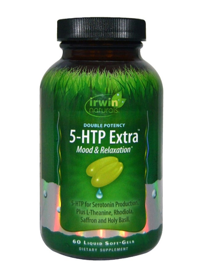 Double Potency 5-HTP Extra Mood And Relaxation - 60 Softgels