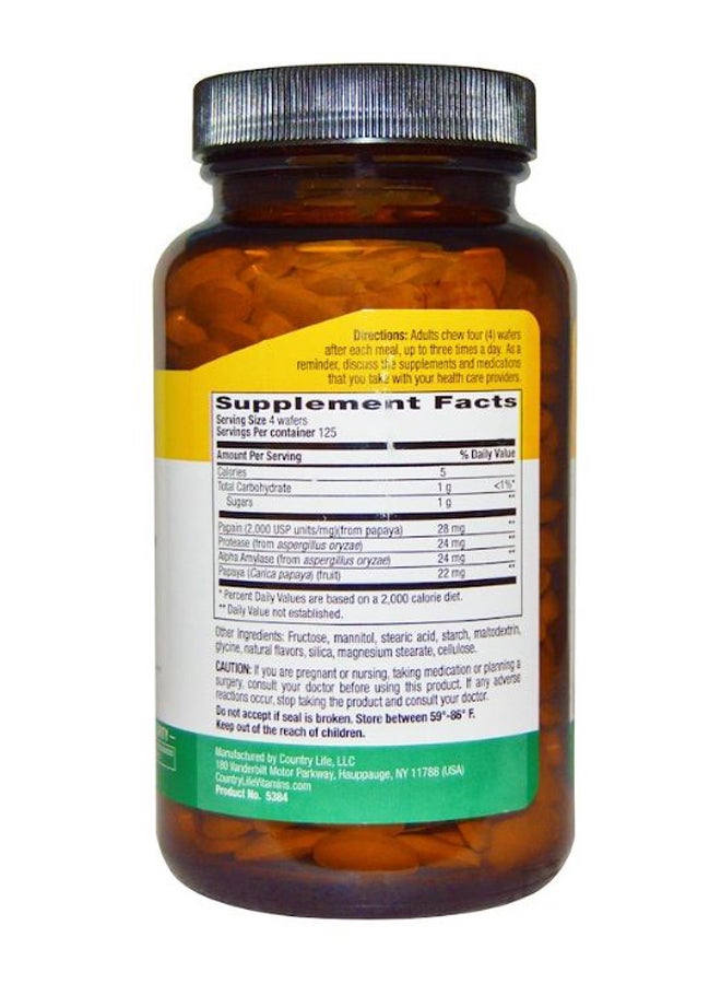 Natural Tropical Papaya - 500 Wafers
