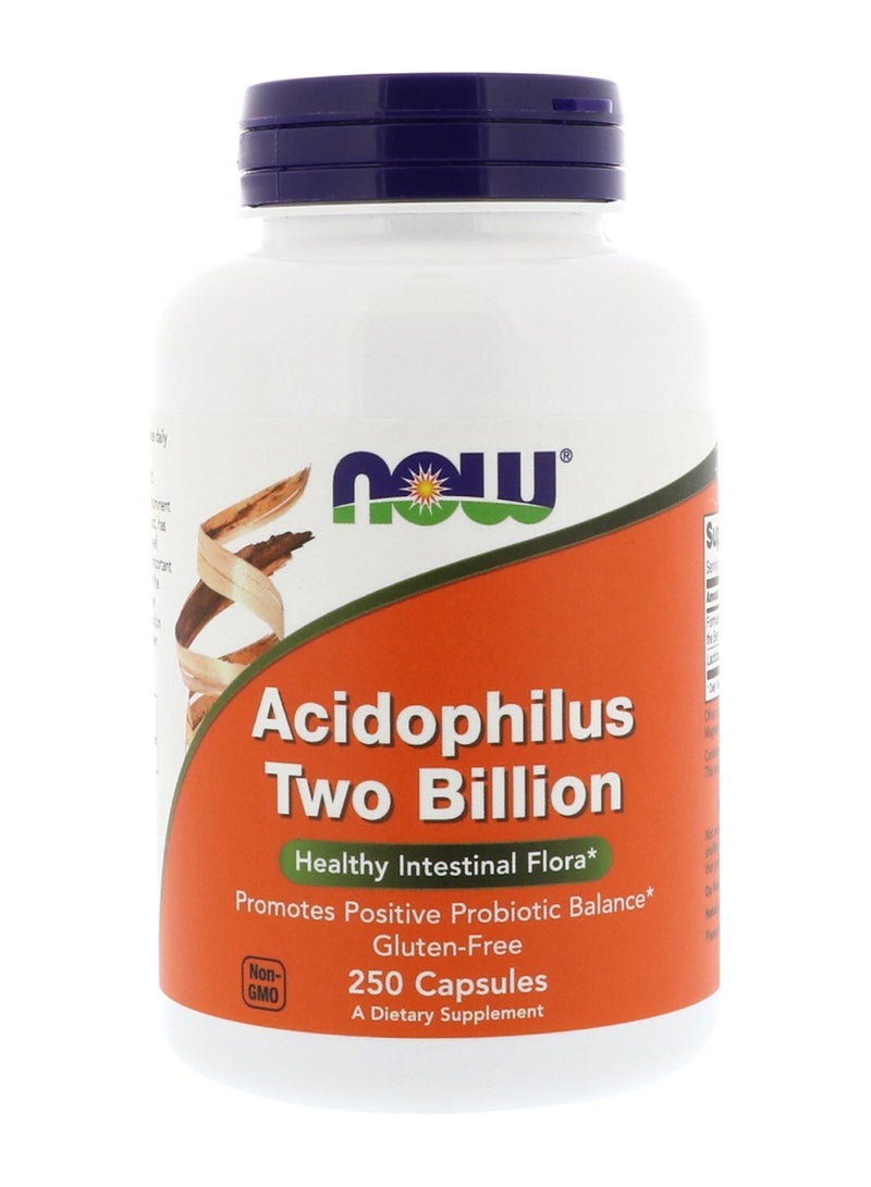 Now Foods Acidophilus Two Billion Dietary Supplement 250 Veg Capsules