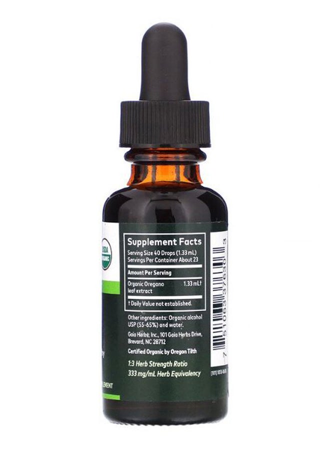 Oregano Leaf Liquid Supplement