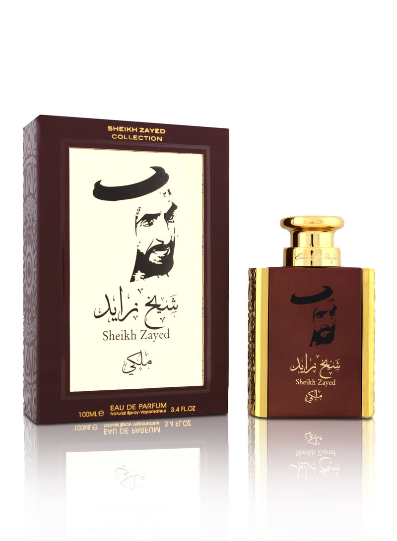 Sheikh Zayed Malaki For Men Eau De Parfum, 100ml by Ard Al Khaleej