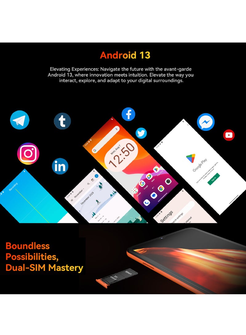 Note 21 Unlocked Cell Phone, Android 13 Smart Phone, 12GB RAM (6GB+6GB Extended), 128GB ROM, 5200mAh Battery 6.56