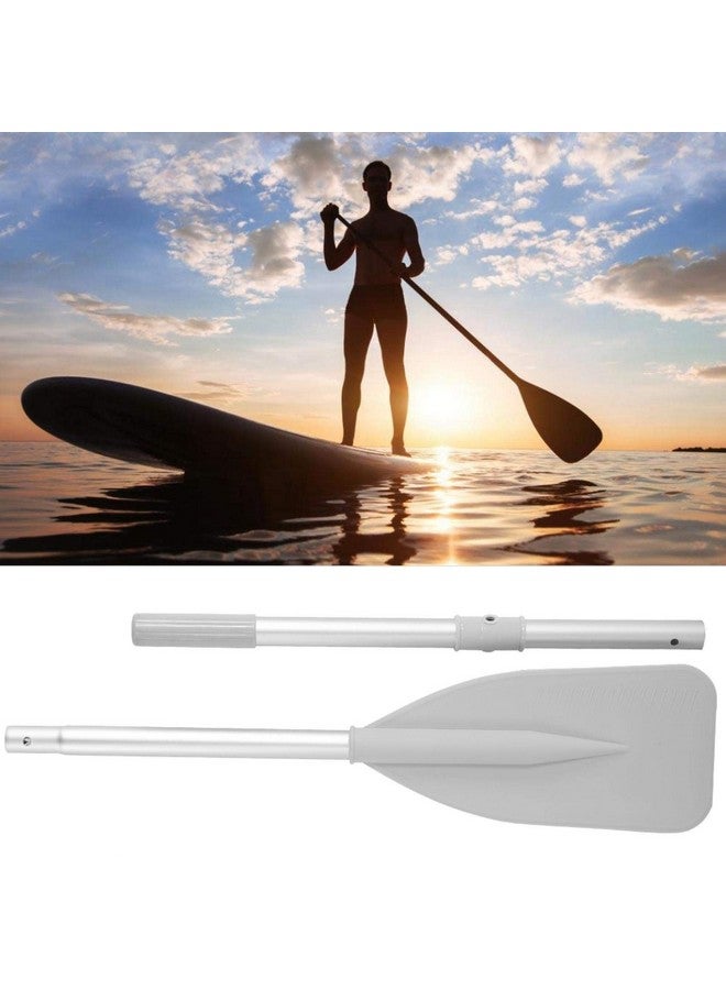 Dinghy Paddle, Boat Oars, With 2Pcs Rod High Toughness Water Sports Paddle Grey Aluminium Alloy Oars Canoe Kayak For Inflatable Boat Rubber Dinghy Water Marine Sports