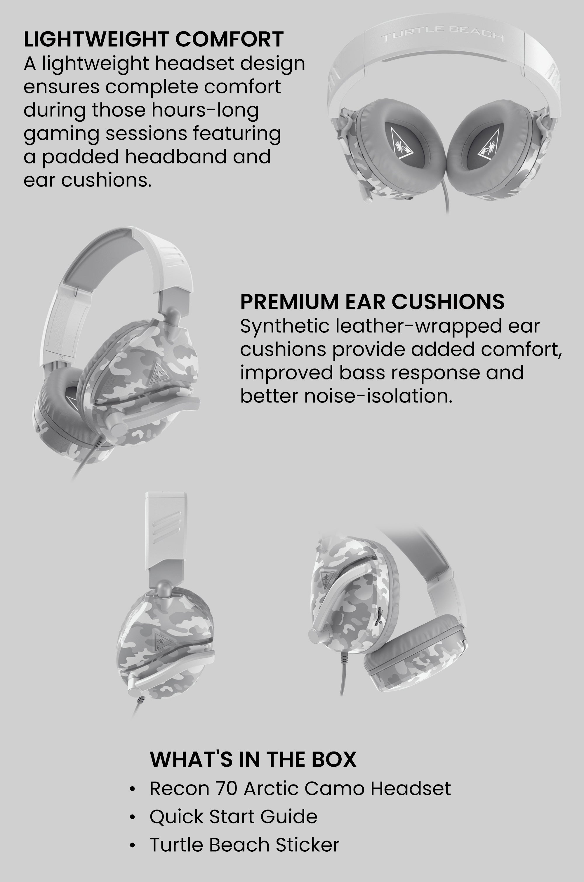 Recon 70 Artic Camo EF, FG, ROTW Gaming Headset