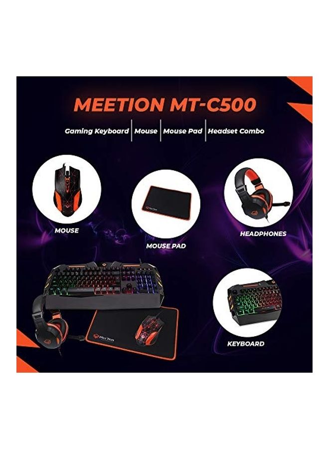 Gaming Keyboard And Mouse Add With Gaming Headset - wired