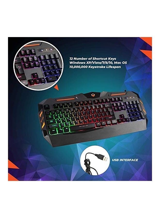 Gaming Keyboard And Mouse Add With Gaming Headset - wired