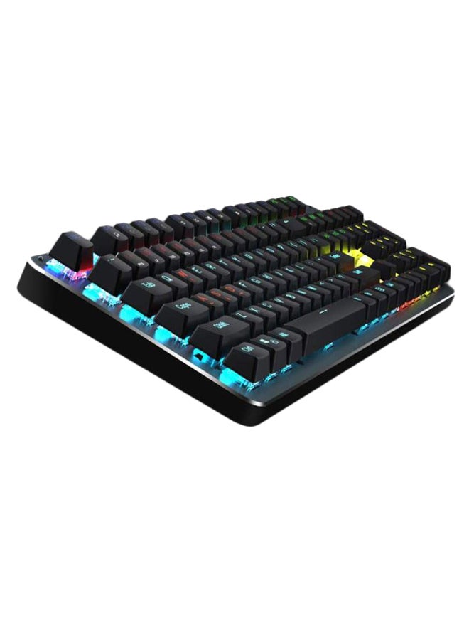 Basic Mechanical Gaming Keyboard With GX Blue Clicky Key Switch Black