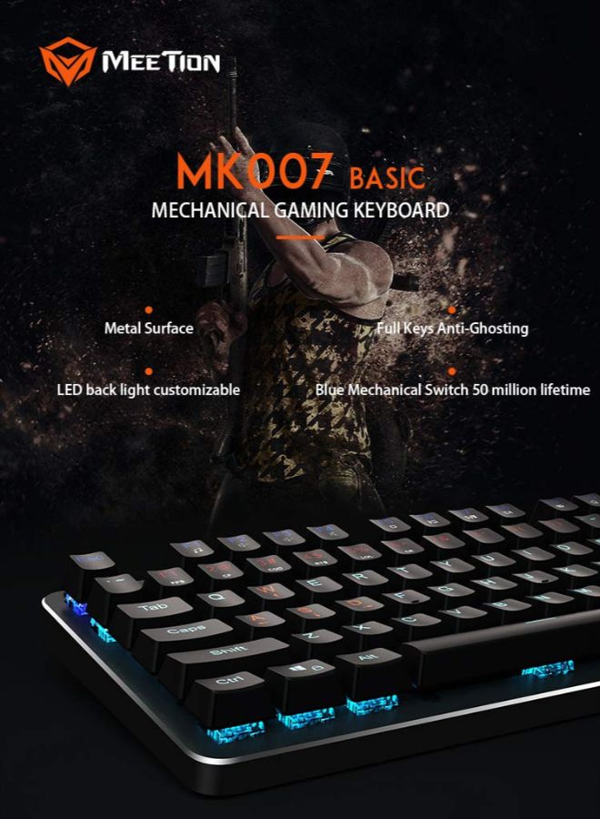 Basic Mechanical Gaming Keyboard Black