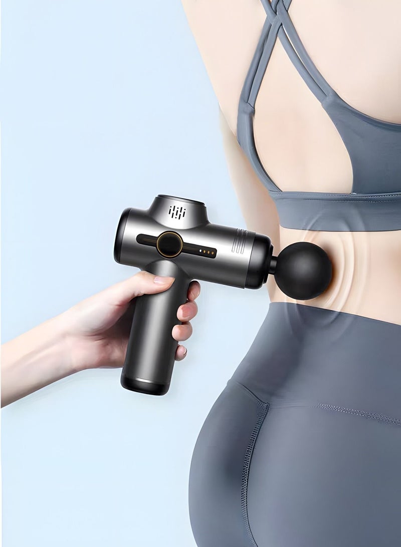 Muscle Massage Gun Percussion Massager Gun Deep Tissue with 6 Heads Muscle Massager for Office Gym Home Post Workout Recovery Massage Gun