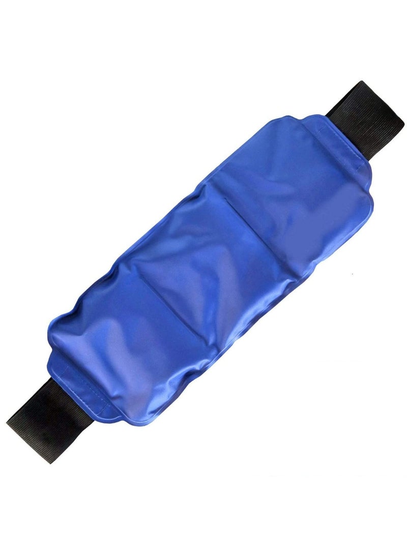 Reusable Hot and Cold Ice Gel Pack with Adjustable Strap Ice Bag for Pain Relief Cold Ice Gel Pack for Shoulder Knee Back Neck Hip Hot Compression Gel Pack for Pain Relief with Straps