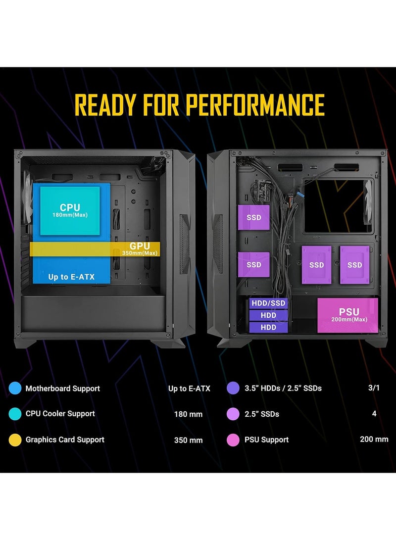 Antec NX Series NX800 Mid Tower E-ATX Gaming Case