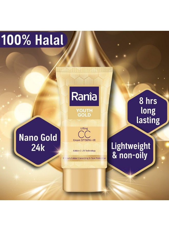 Youth Gold Lifting Cc Cream Spf50Pa++Ir With Vitamin C 25G