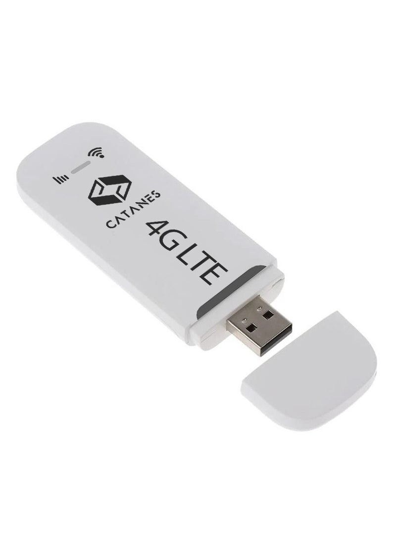 3IN1 4G LTE WiFi Router Wireless Hotspot Unlocked Pocket Mobile Network Hotspot with SIM Card Slot USB Modem Internet Router Devices for Travel Camping Vacation 10 WiFi Users(With WIFI function) white
