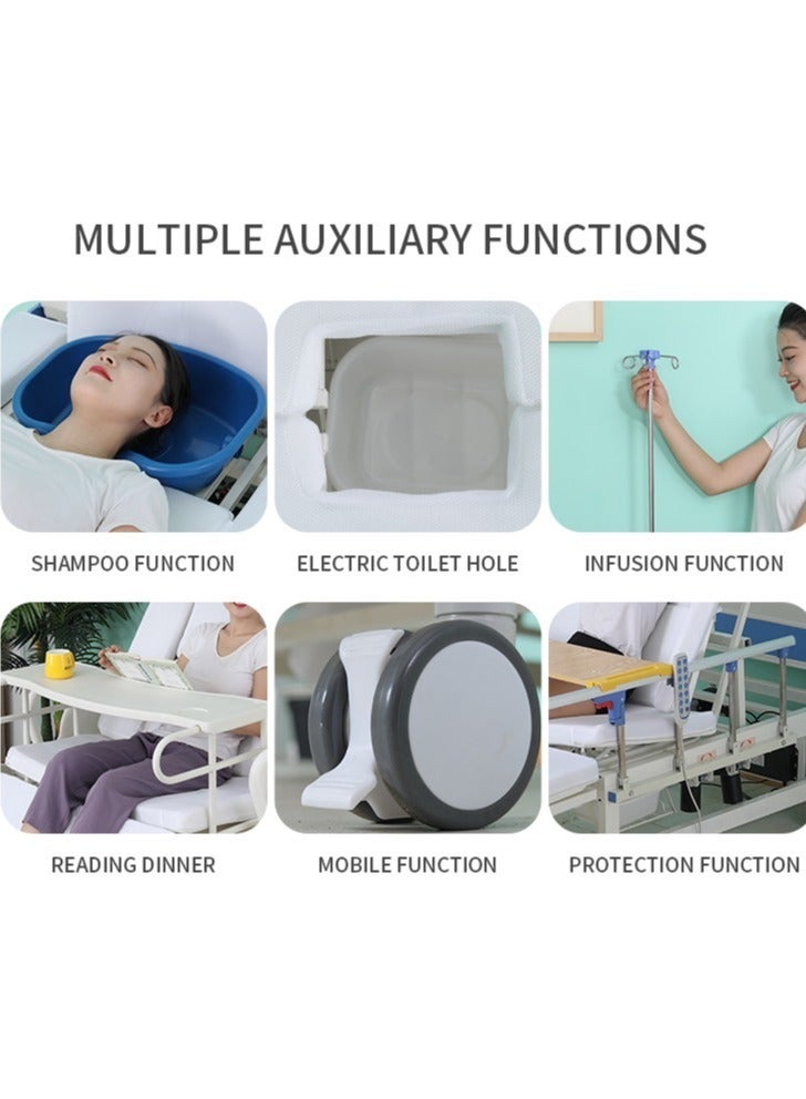 Hospital Bed Profiling Care Bed Patient Bed Care Bed Multifunctional Care Bed Manual Adjustable Medical Patient with Hospital Bed