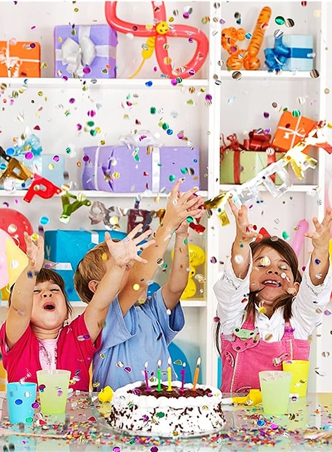 20PCS Inflatable Fireworks Gun, Handheld Confetti Poppers Machine with Ribbons Easy Pop, Self-Inflating Confetti Gun Multicolor Safe Party Supplies for Parties and Celebrations Eco-friendly