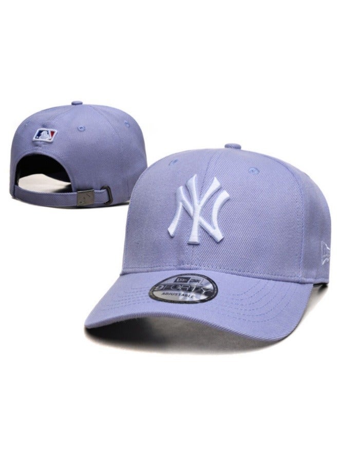 New Era 9Fort New York Yankees Baseball Hat Duck billed Hat Pointed Hat Sun Hat Pure Cotton Men's and Women's Hat Baseball Outdoor