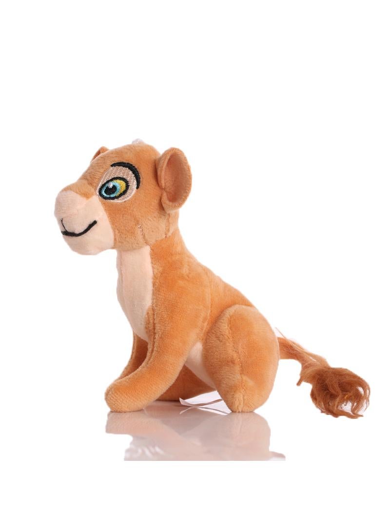 Cartoon Anime Lion King Simba Plush Toy Gift Little Lion Doll Grab Machine Doll 12cm