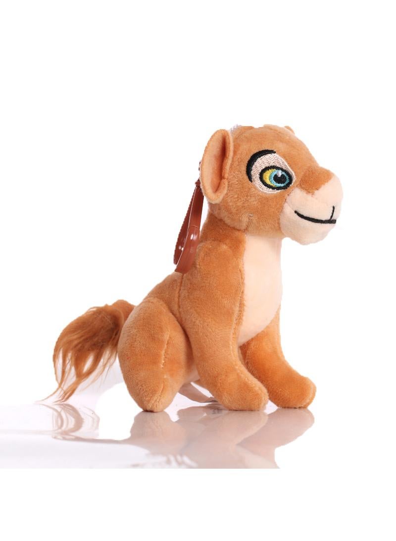 Cartoon Anime Lion King Simba Plush Toy Gift Little Lion Doll Grab Machine Doll 12cm