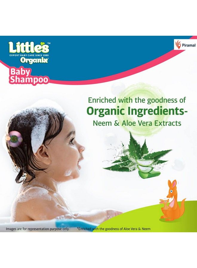 Organix Baby Shampoo 400Ml ; Mild & Gentle I Dermatologically Tested ; Enriched With Organic Ingredients Neem & Aloe Vera Extracts I Free From Paraben & Phthalates