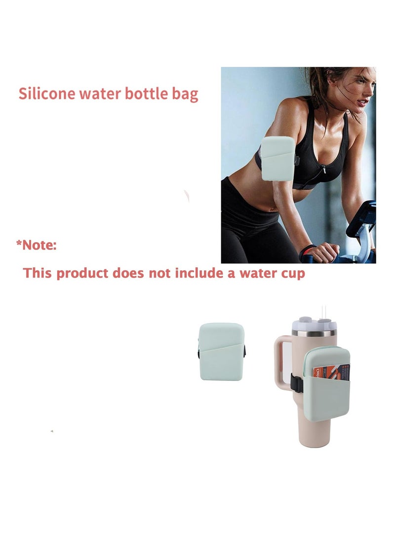 Running Arm Bag for Cell Phone, Safety Grade Silicone Waterproof Arm Pack, Adjustable Elastic Portable Arm Bags for Running and Fitness