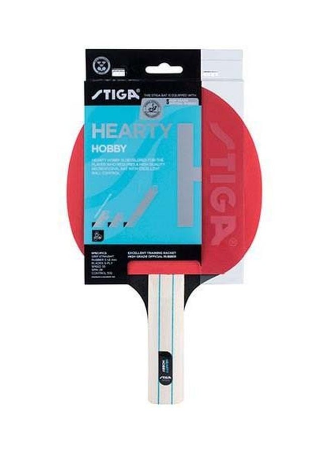 Hobby Hearty Table Tennis Bat 28x15x2cm