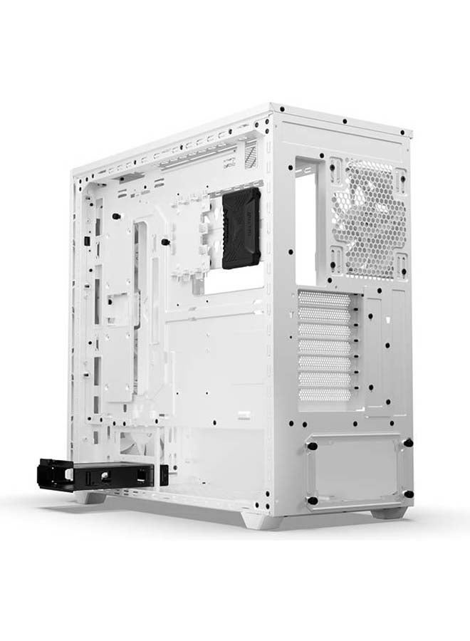 be quiet! Shadow Base 800 FX White PC Case, Light Wings White 140 mm PWM Fan, ARGB Lighting, USB 3.2 Gen. 2 Type C, Maximum Airflow, E-ATX Motherboard, 420 mm Radiators, Glass Side Panel, BGW64