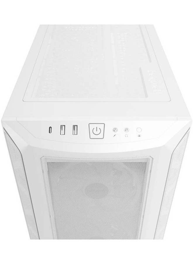 be quiet! Shadow Base 800 FX White PC Case, Light Wings White 140 mm PWM Fan, ARGB Lighting, USB 3.2 Gen. 2 Type C, Maximum Airflow, E-ATX Motherboard, 420 mm Radiators, Glass Side Panel, BGW64