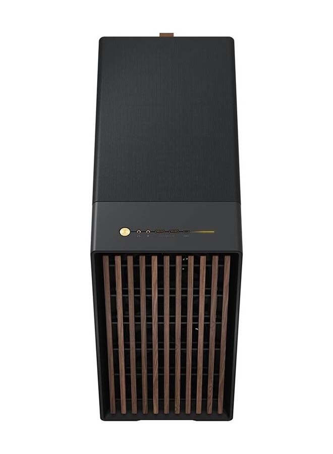 Fractal North XL E-ATX Mid Tower Computer Case, Mesh Side Panel, 3x Aspect 140mm PWM Included, Up to 420mm Radiator 9x Fans Support, Dust Filters, Type-C, 2x USB 3.0, 3.5mm, Black | FD-C-NOR1X-01