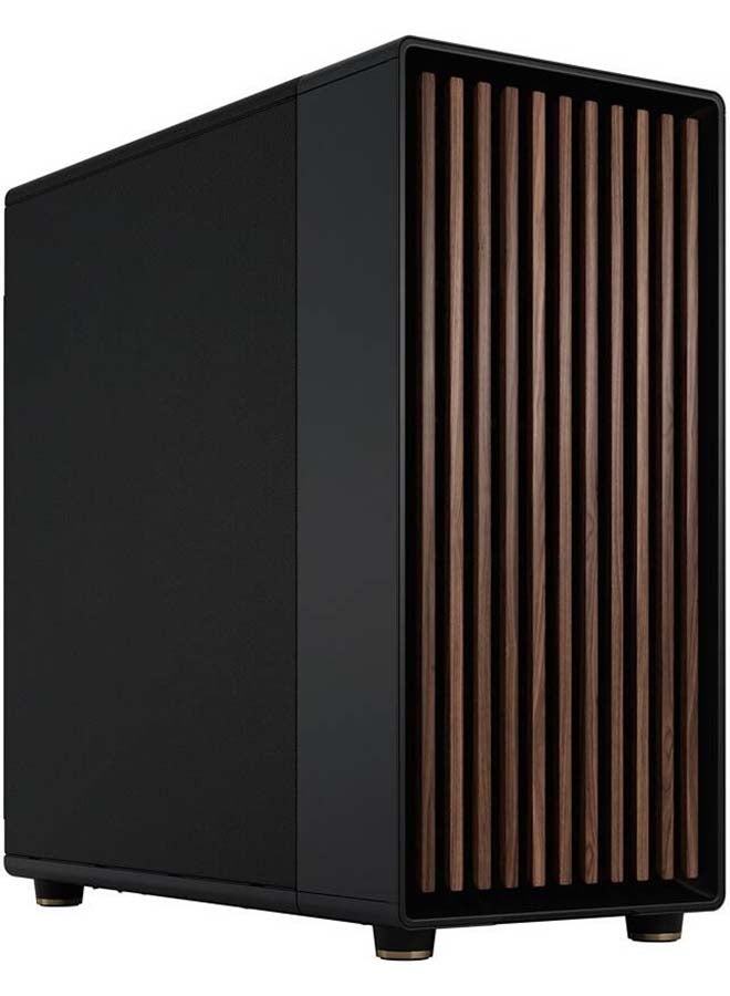 Fractal North XL E-ATX Mid Tower Computer Case, Mesh Side Panel, 3x Aspect 140mm PWM Included, Up to 420mm Radiator 9x Fans Support, Dust Filters, Type-C, 2x USB 3.0, 3.5mm, Black | FD-C-NOR1X-01