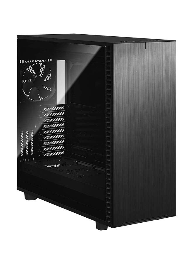 Fractal Design Define 7 XL Black Brushed Aluminum/Steel E-ATX Silent Modular Tempered Glass Window Full Tower Computer Case | FD-C-DEF7X-03