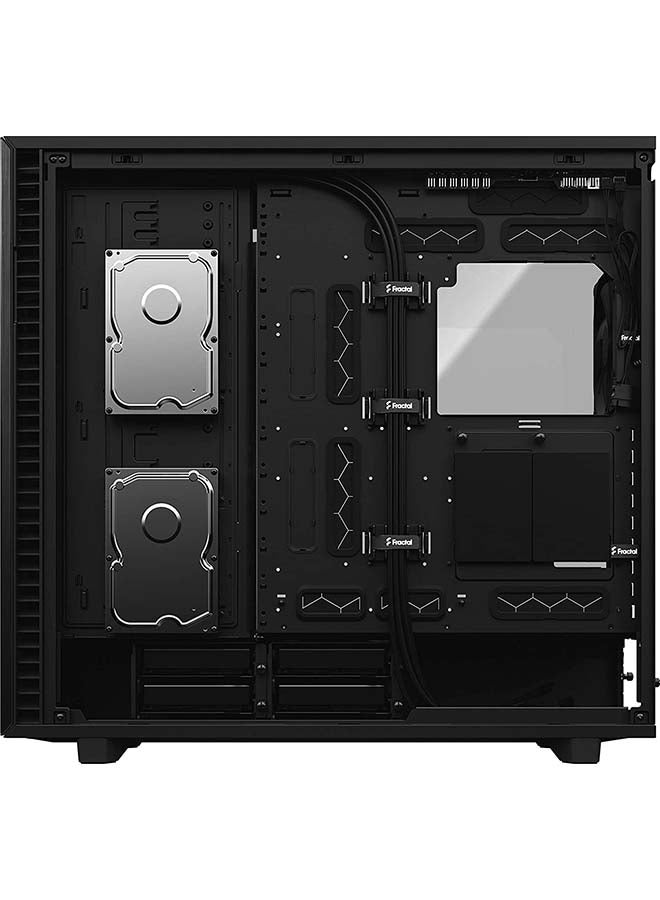 Fractal Design Define 7 XL Black Brushed Aluminum/Steel E-ATX Silent Modular Tempered Glass Window Full Tower Computer Case | FD-C-DEF7X-03