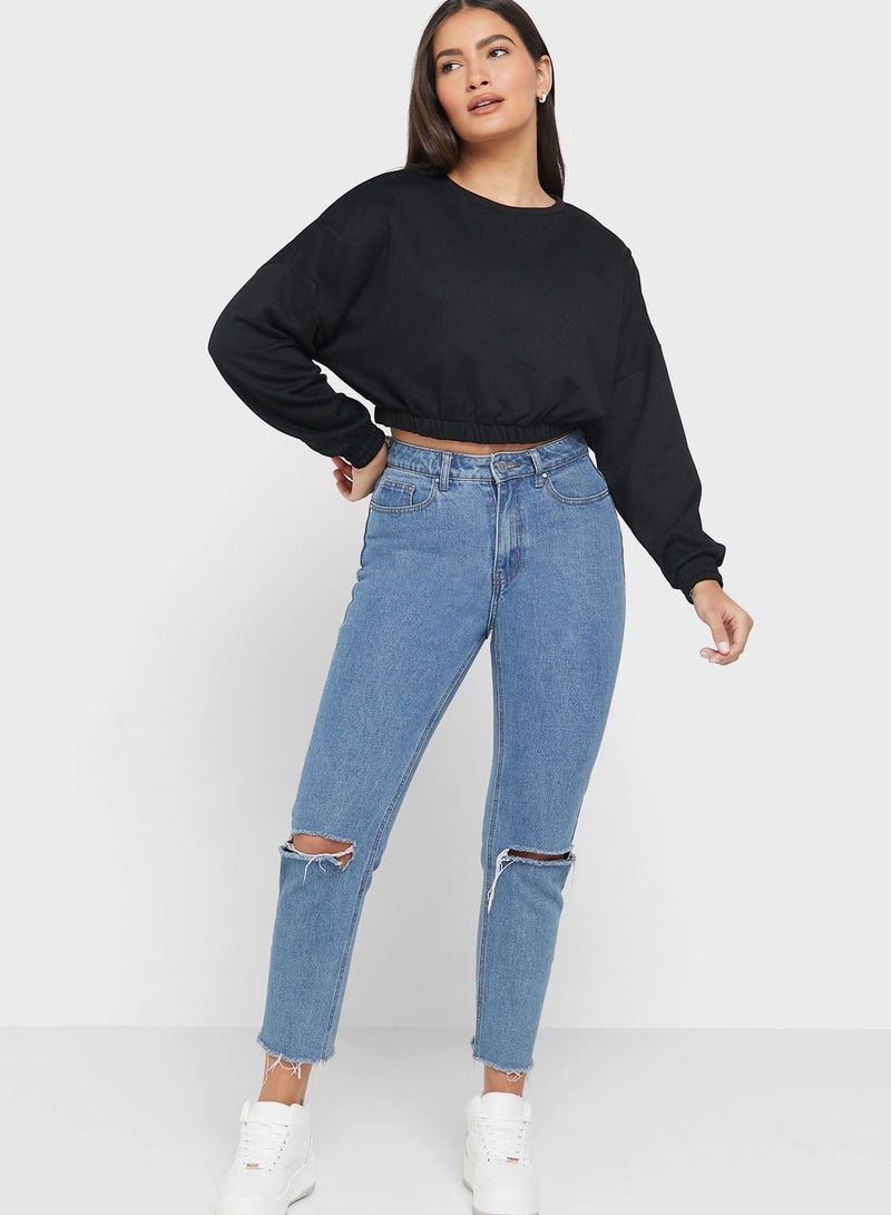 Round Neck Sweatshirt