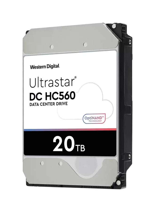 Western Digital Ultrastar DC HC560 20TB Internal Hard Drive, 512MB Cache Size, 7200 RPM Speed, SATA 6Gb/s Interface, 3.5'' Form Factor, Compatible With Windows / Server / Linux | WUH722020ALE6L4 20 TB