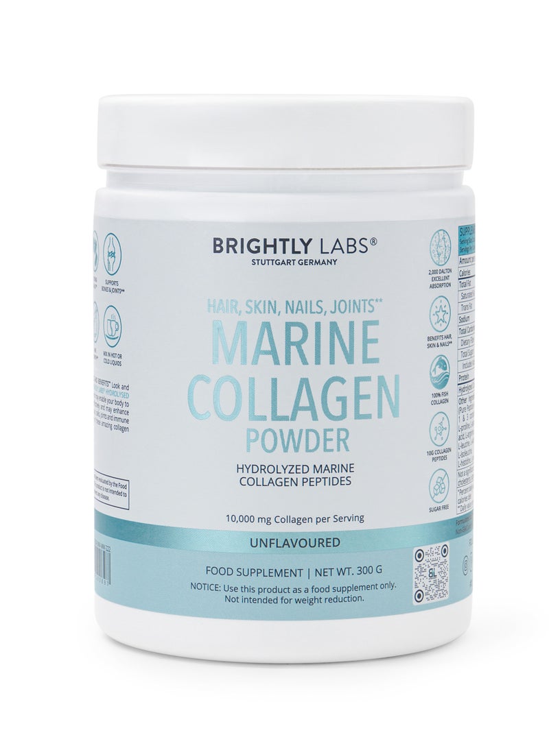 Marine Collagen Peptides Unflavored 10g Per Serving Boost Skin Hair & Joint Health Naturally with Every Scoop