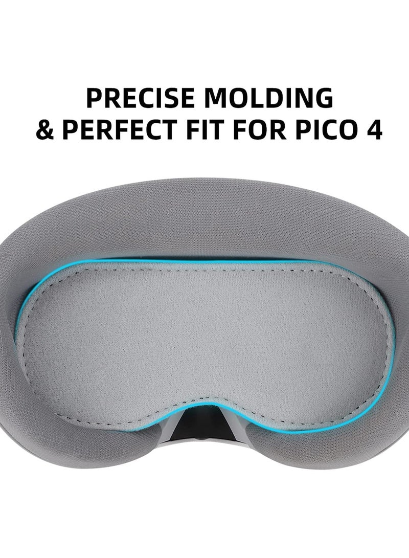 Lens Cover Dust-Proof VR Lens Protector Anti-Scratch Soft Cotton Pad Accessories for PICO 4 VR Headset