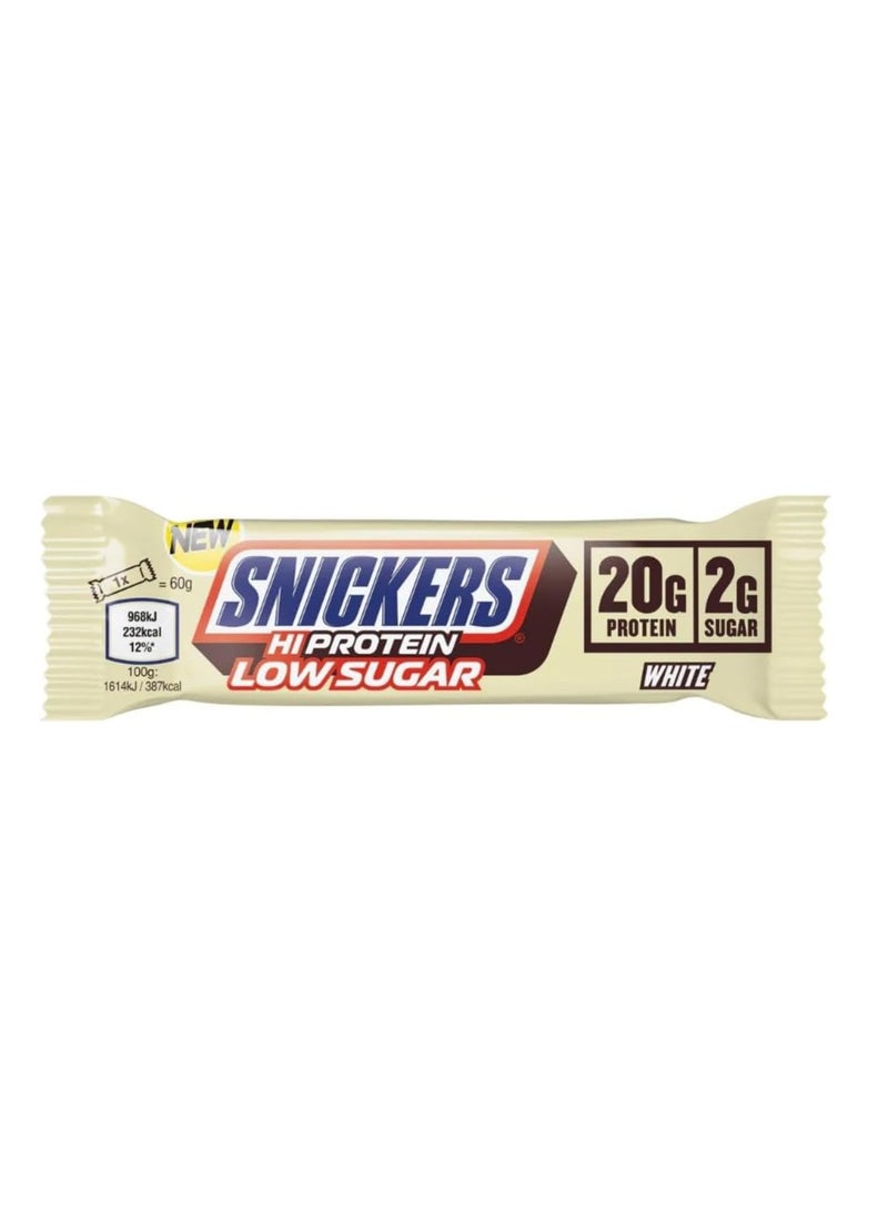 Snickers High Protein Low Sugar White Chocolate Bars 57g Pack of 12