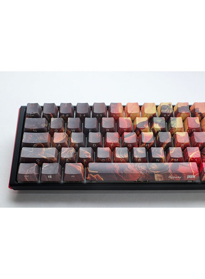 Ducky Doom, RGB, SF 65%, Cherry Red Key Gaming Keyboard