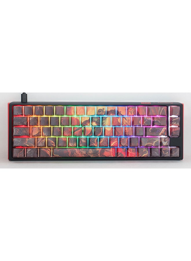 Ducky Doom, RGB, SF 65%, Cherry Red Key Gaming Keyboard