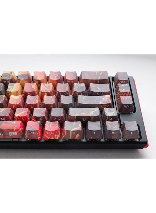 Ducky Doom, RGB, SF 65%, Cherry Brown Key Gaming Keyboard