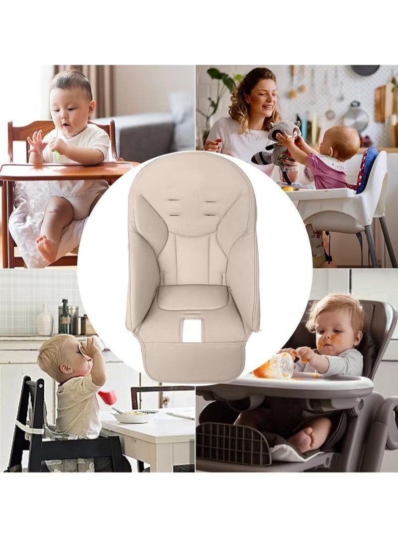 Baby leather PU dining chair seat baby table seat cushion