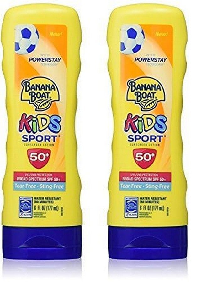 Kids Sport Tearfree Stingfree Broad Spectrum Sunscreen Lotion Spf 50+ 7.5 Ounce (2Pack)