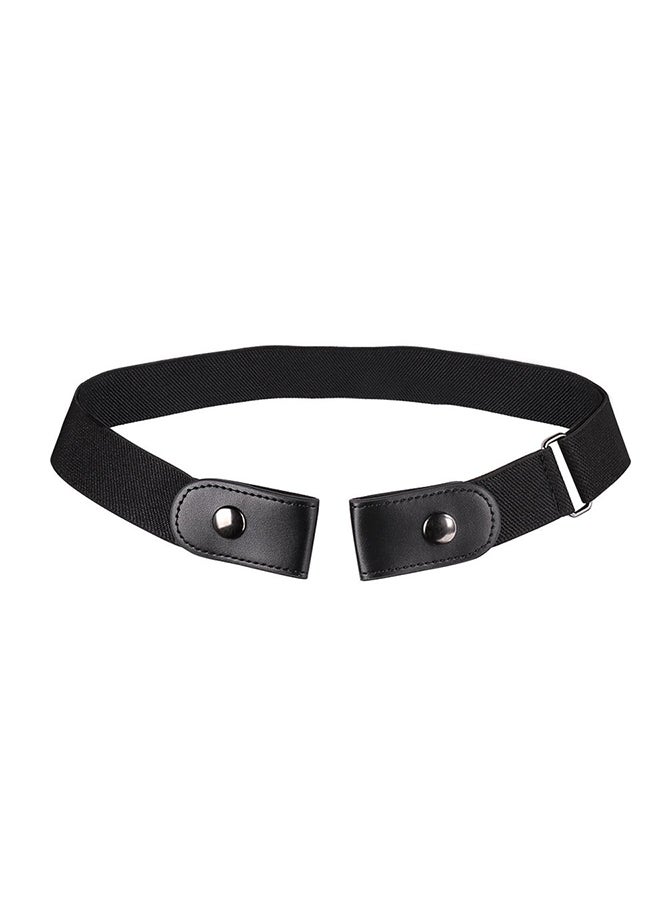 Textured Stretchable Belt Black