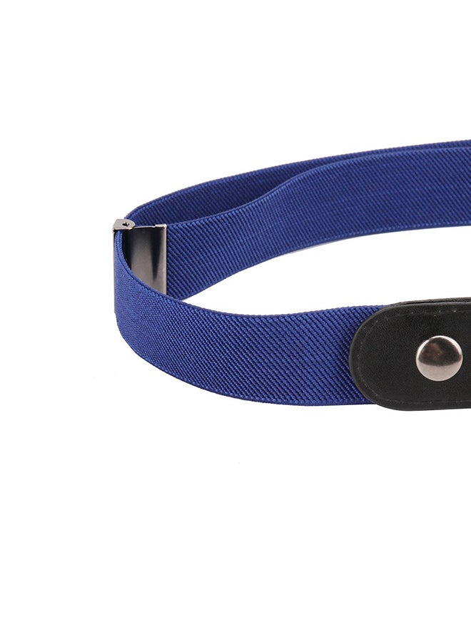 Textured Stretchable Belt Blue