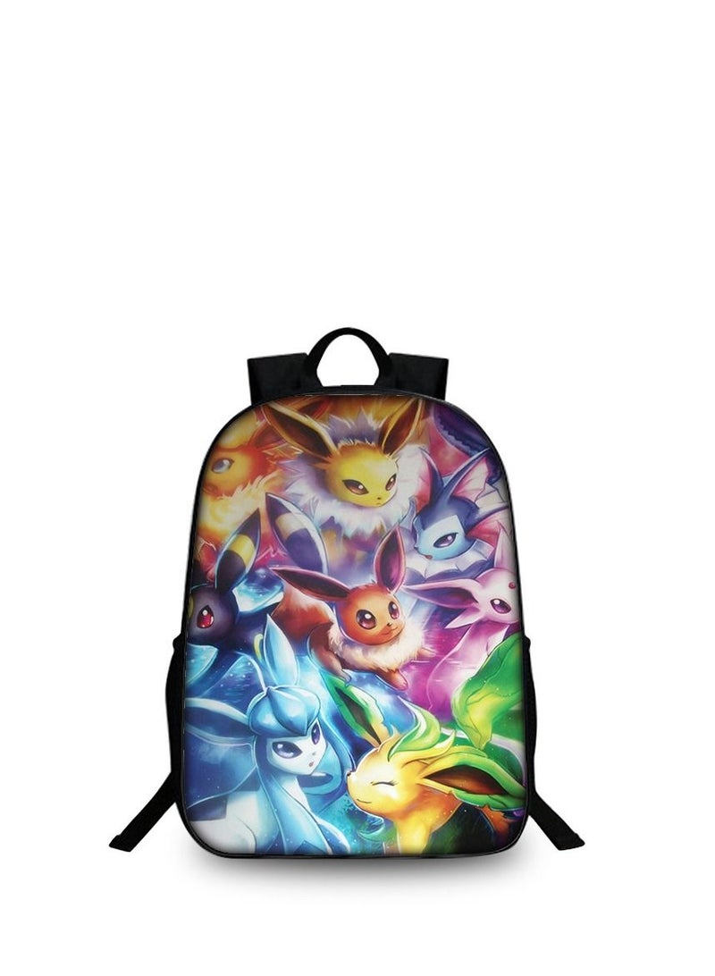 3D Pokemon Print Backpack Multicolour