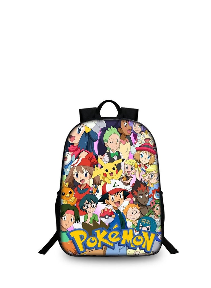 3D Pokemon Print Backpack Multicolour