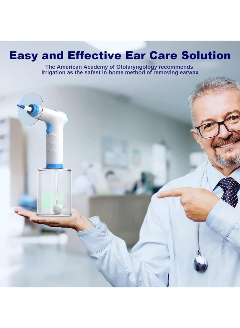 Electric Ear Cleaning Kit with Light Ear Irrigation Kit with 4 Pressure Modes