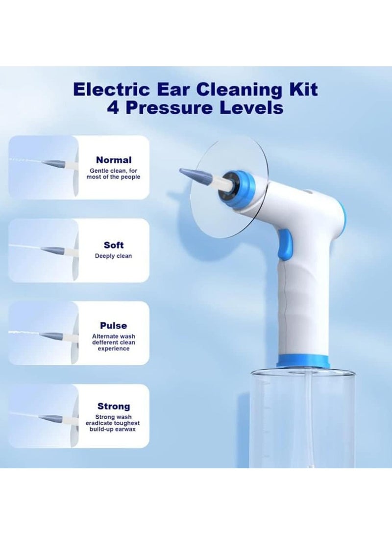 Electric Ear Cleaning Kit with Light Ear Irrigation Kit with 4 Pressure Modes