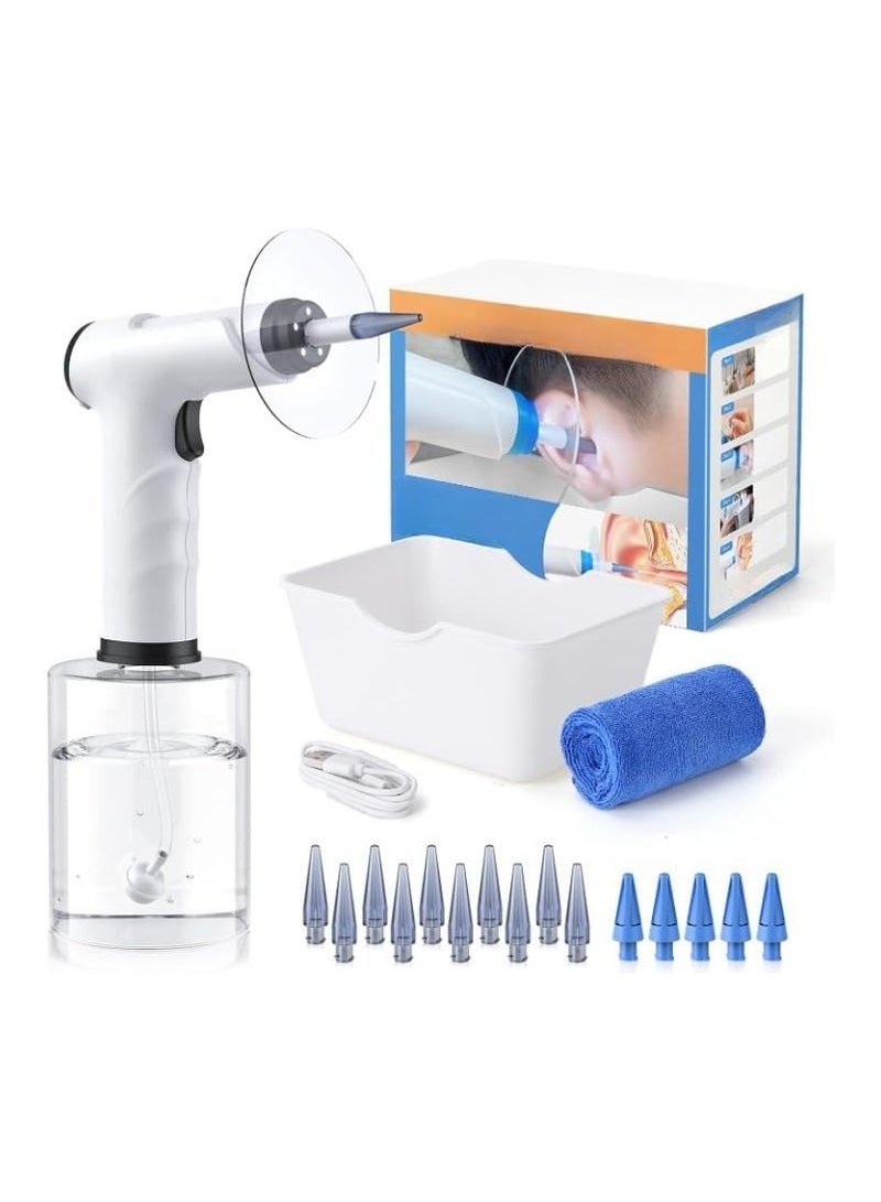 Electric Ear Cleaning Kit with Light Ear Irrigation Kit with 4 Pressure Modes