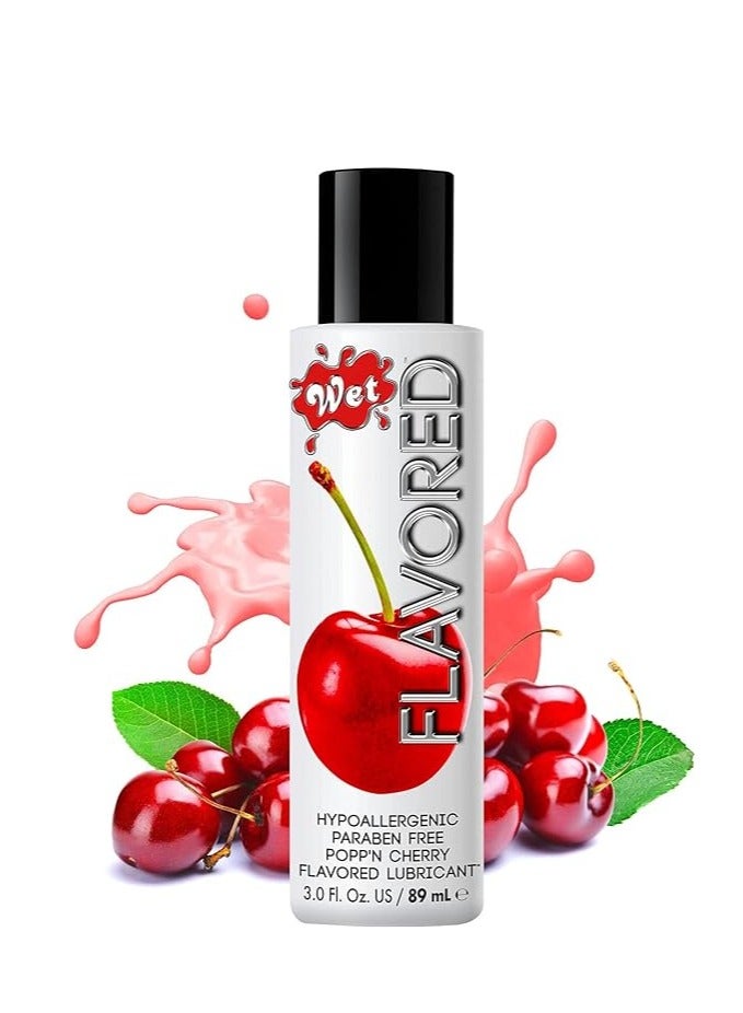 Wet Flavored Popp’N Cherry Edible Lube 3 Ounce